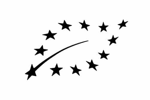 EU Bio Siegel schwarz ohne Rand